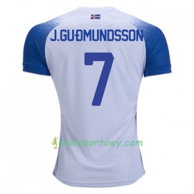 Koszulka Islandia J.Gudmundsson 7 Wyjazdowe Koszulki Piłkarskie Mistrzostwa Świata 2018